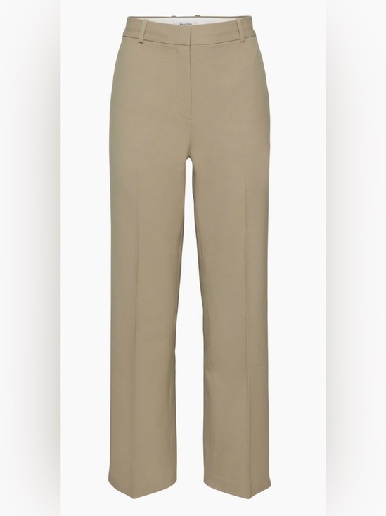 Babaton Pants - Aritzia Babaton City Wool Agency Pant Taupe Beige Tailored Trousers Size 2